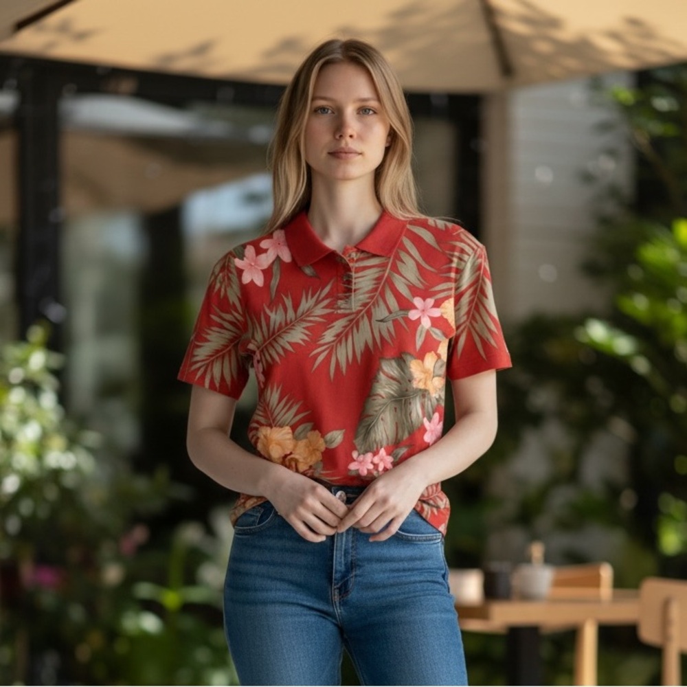 ❌ SOLD- Tommy Bahama silk polo